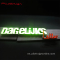 Letras delanteras personalizadas LED LED LED Signo electrónico